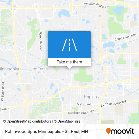 Mapa de Robinwood Spur