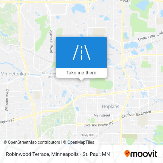 Robinwood Terrace map