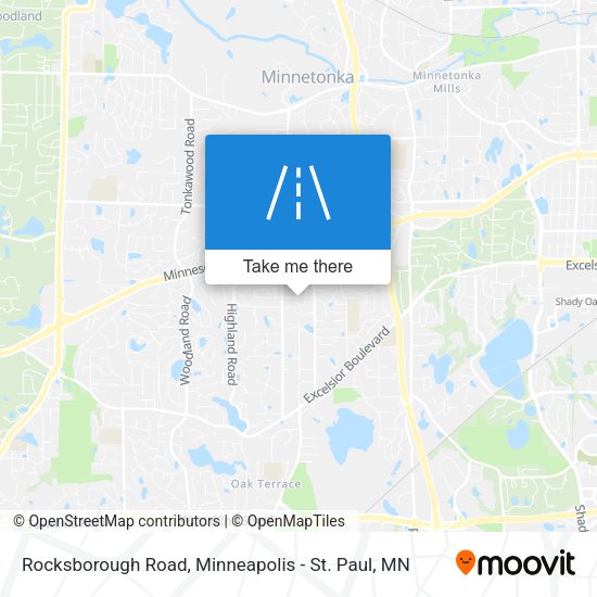 Mapa de Rocksborough Road
