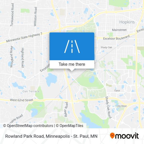 Mapa de Rowland Park Road
