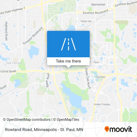 Mapa de Rowland Road