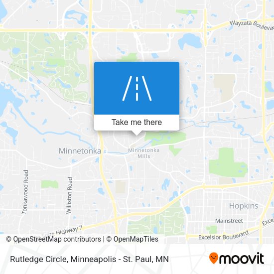 Rutledge Circle map