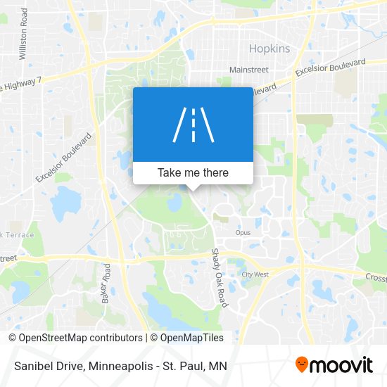Sanibel Drive map