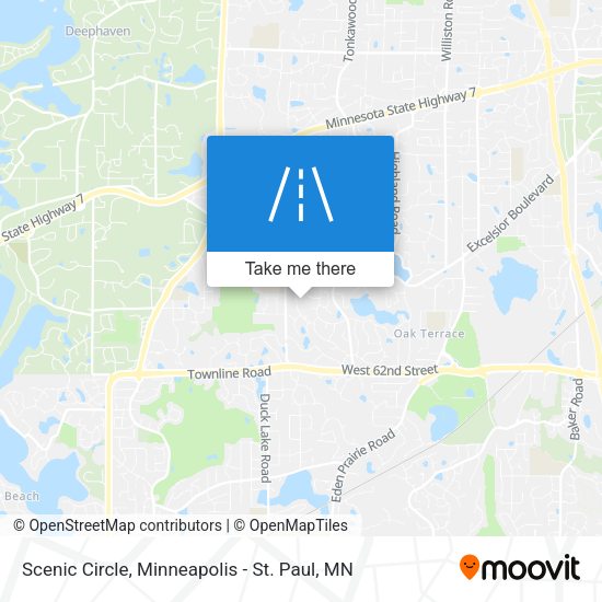 Mapa de Scenic Circle