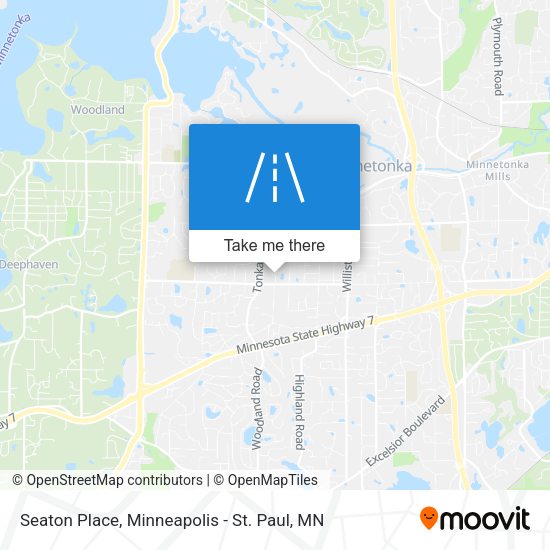 Seaton Place map