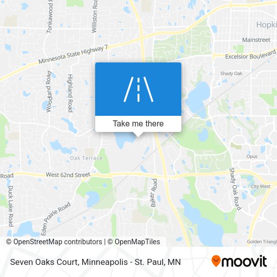 Seven Oaks Court map