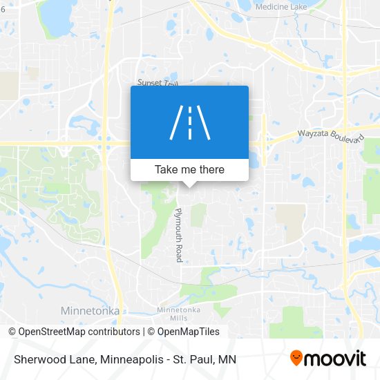 Mapa de Sherwood Lane