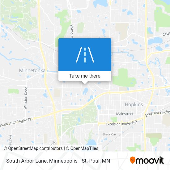 Mapa de South Arbor Lane