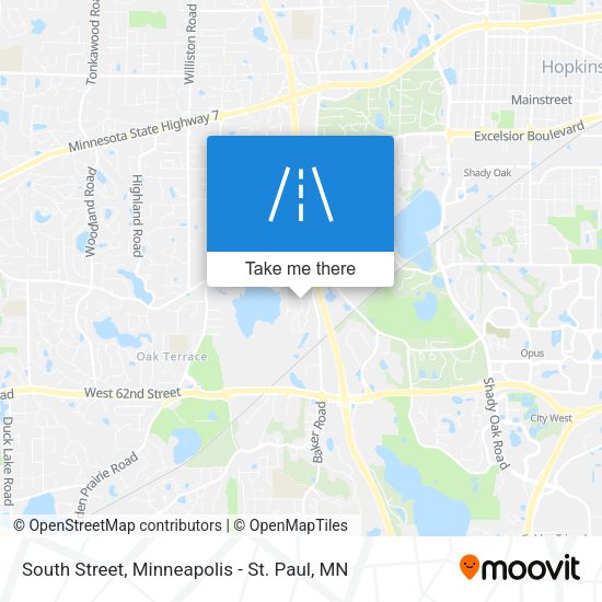South Street map