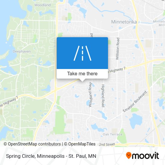 Mapa de Spring Circle