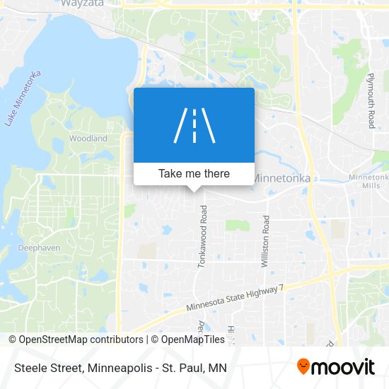 Steele Street map