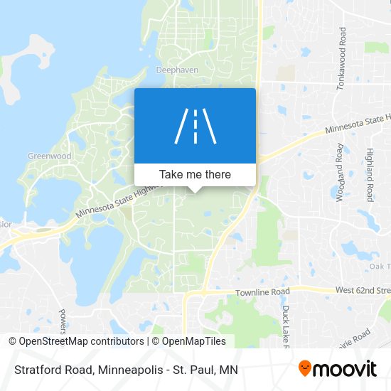 Stratford Road map
