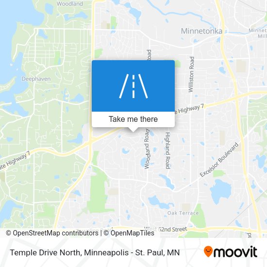 Mapa de Temple Drive North