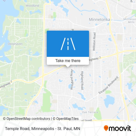 Mapa de Temple Road