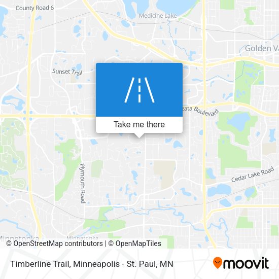 Mapa de Timberline Trail