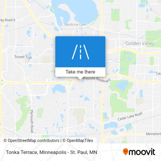 Tonka Terrace map