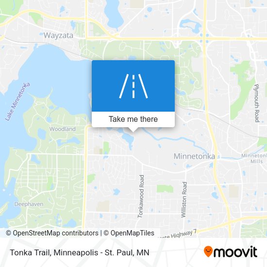 Mapa de Tonka Trail