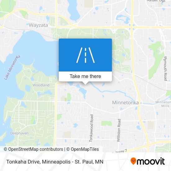 Tonkaha Drive map