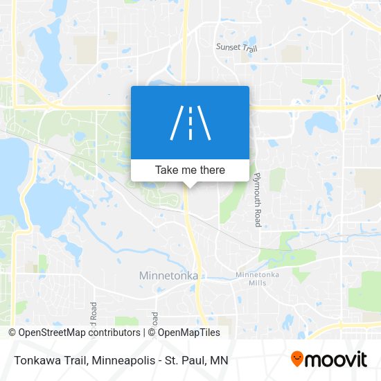Tonkawa Trail map
