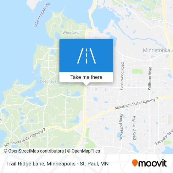 Mapa de Trail Ridge Lane