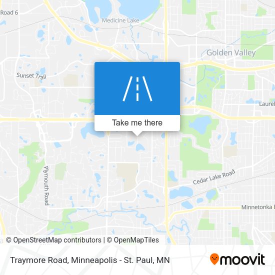Mapa de Traymore Road