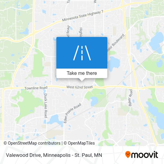 Valewood Drive map