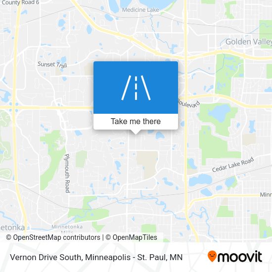 Mapa de Vernon Drive South