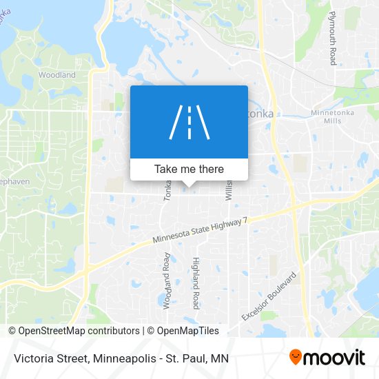 Victoria Street map