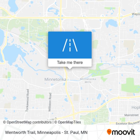 Mapa de Wentworth Trail