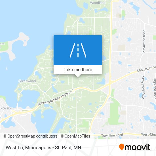 Mapa de West Ln