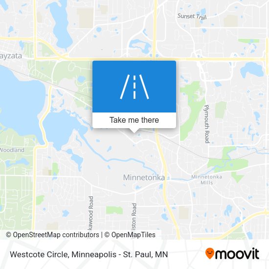 Mapa de Westcote Circle