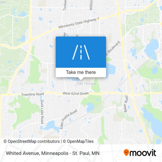 Whited Avenue map