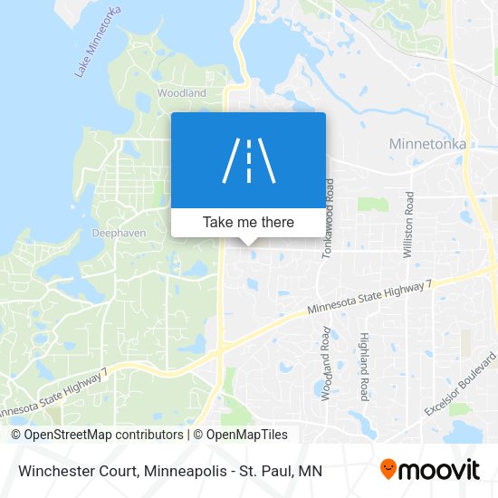 Winchester Court map