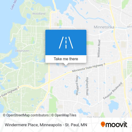 Windermere Place map