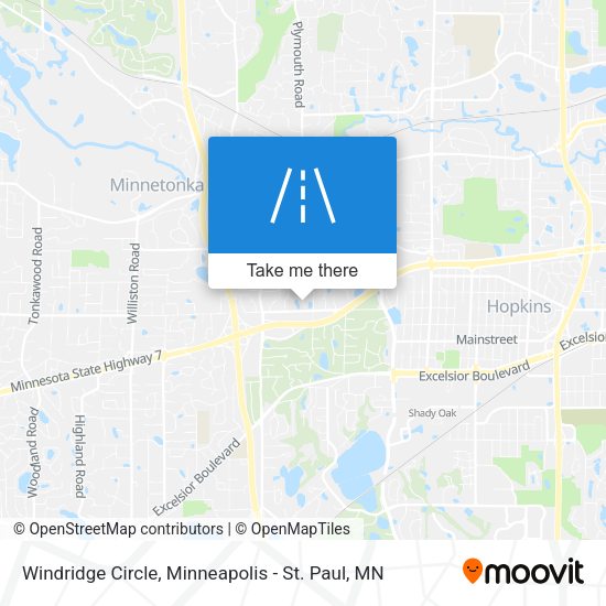 Windridge Circle map