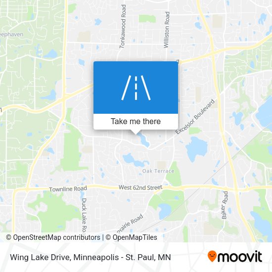 Wing Lake Drive map
