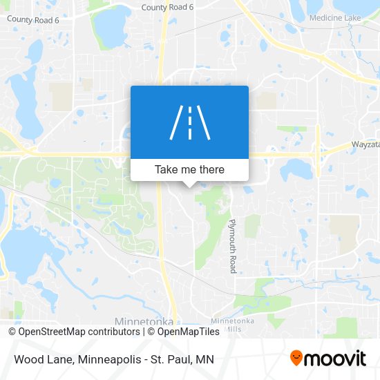 Mapa de Wood Lane
