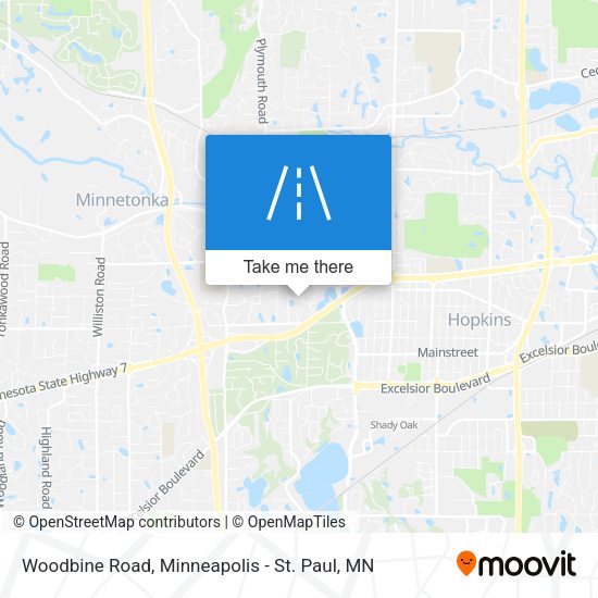 Mapa de Woodbine Road
