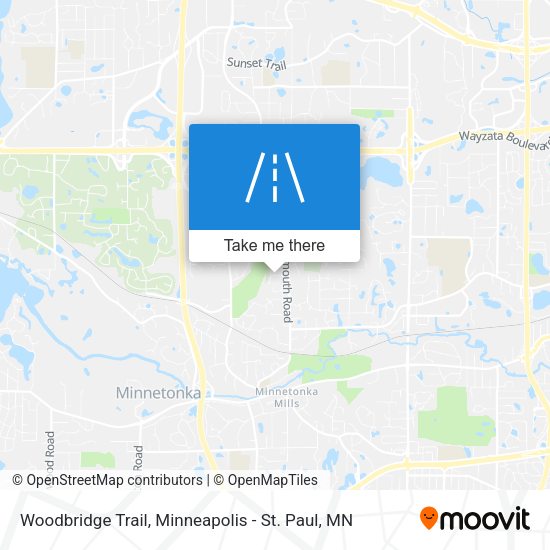Woodbridge Trail map