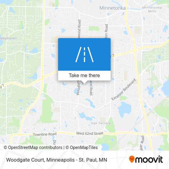 Mapa de Woodgate Court