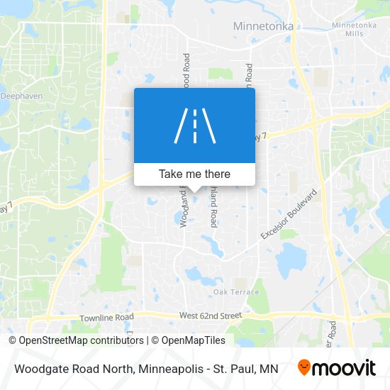 Mapa de Woodgate Road North