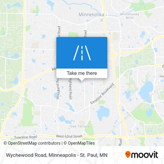 Wychewood Road map