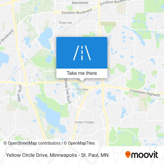 Mapa de Yellow Circle Drive