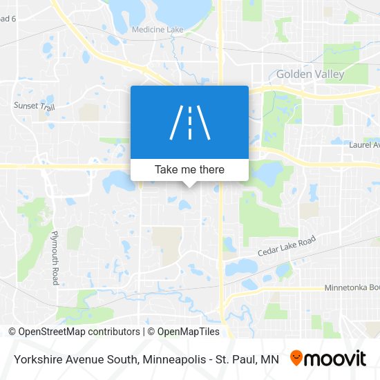 Yorkshire Avenue South map