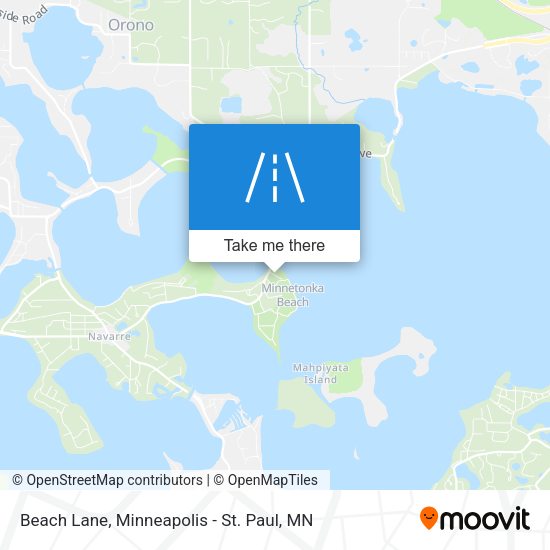 Mapa de Beach Lane