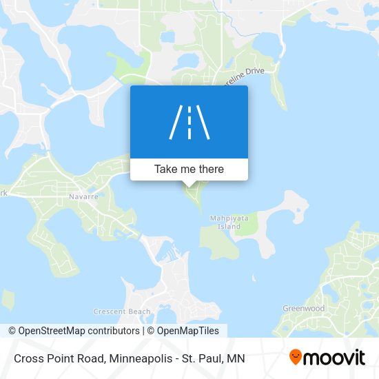 Mapa de Cross Point Road