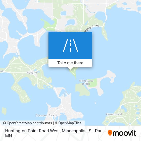Mapa de Huntington Point Road West