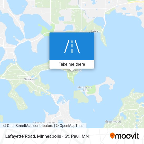 Lafayette Road map
