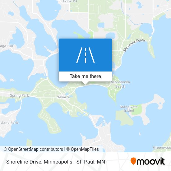 Mapa de Shoreline Drive