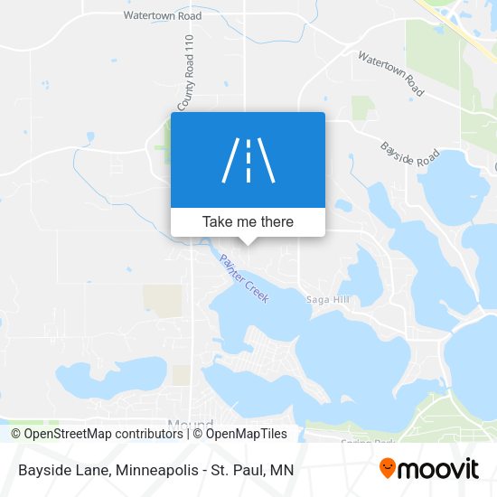 Mapa de Bayside Lane